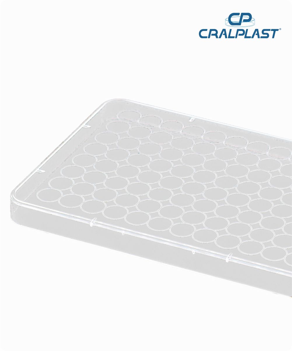 Tampa para microplaca fundo U e Chato estéril individual